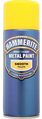 Hammerite Smooth Finish Aerosol Yellow 400ml