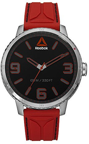 Reebok Reloj Analógico para Hombre de Cuarzo con Correa en Silicona RD-STE-G2-S1IR-BR