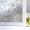 Zindoo Fensterfolie 3D Dekofolie Sichtschutzfolie Blumen Tulpe Ohne Kleber Dekorfolie Statisch Folie für Heim Kueche, Umkleide und Konferenzräume 44 x 200cm