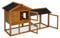 Alice's Garden - Clapier en Bois Hotot pour Lapin et Autres rongeurs. 4 Lapins. Cage à Lapin avec enclos. Espace intérieur et extérieur. poulailler