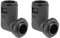 sourcing map Corrugated Tube Connector 90 Degree AD13 Conduit Hose Joint Clamps 2Pcs