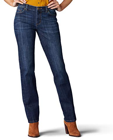 Lee Women's Plus Size Relaxed Fit Straight Leg Jean, Bewitched, 22 Plus