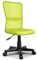 TRESKO Bürostuhl Schreibtischstuhl Drehstuhl, mit Kunststoff-Leichtlaufrollen, stufenlos höhenverstellbar, gepolsterte Sitzfläche, ergonomische Passform, Lift SGS-geprüft (Hellgrün)