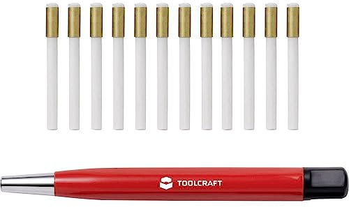 TOOLCRAFT TO-5864070 Reinigungsbürste für Radiergummi aus Fiberglas/Fiberglas/Glasradiergummi, Durchmesser 4 mm, Durchmesser 11 mm, 12 Stück (inkl