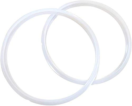 Two (2) GJS Gourmet Replacement Silicone Sealing Ring Compatible with 10 Quart Instant Pot Including Model Duo NOVA 100 (2 Rings, 10 Quart)