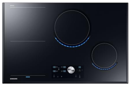 Samsung - Piano cottura ad induzione NZ84T9770EK finitura vetroceramica nero da 80cm