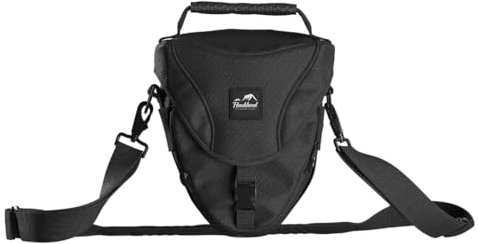 Haukland Kameratasche für alle Kameras + Objektiv Sony, Nikon, Canon UVM. - Umhängetasche/Fototasche/Colttasche/Reisetasche, gepolstert, wasserabweisend