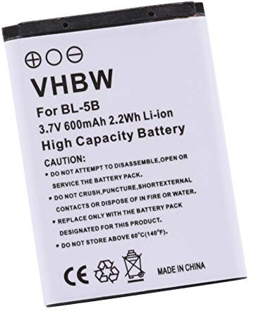 vhbw Battery suitable for Stier ear protectors FM radio, Bluetooth, AUX hearing protection, headset, headphones (600 mAh, 3.7 V, Li-ion)