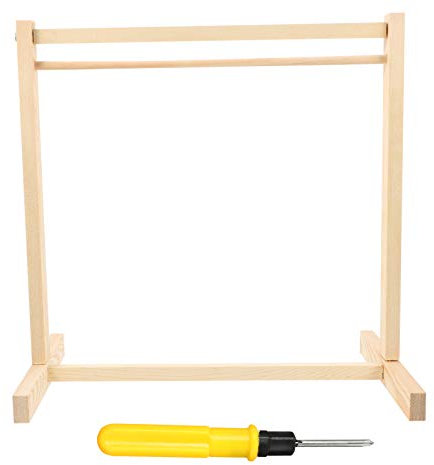 EXCEART Holzpuppen Kleiderständer Holz Kleiderbügel Puppen Zubehör Kleiderbügel Puppenzubehör