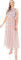 Maya Deluxe Midaxi Abito da Donna Senza Maniche Paillettes High Empire Waist Tulle Impreziosito per Matrimonio ospite Palla Vestito per Damigella d’Onore, Rosa Satinato, 50