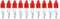 RiToEasysports RC Karosserie Clips，10 Stück 3mm Kompakte RC Karosserie Clips mit Befestigungshalterung für 1/18 RC Auto 1/24 SCX24 RC Auto(rot)