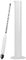 SPORTARC Alkoholmessgerät für Spirituosenmessgerät, 0-100 % misst Alkohol in destilliertem für Spirituosenhydrometer, 23 cm, inkl. 100 ml Probe-Probenglas