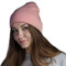 Julesmar Beanie Mütze Amsterdam - für Winter und Frühling - warme, dünne und elastische Mütze, Feinstrick, Slouchy Beanie für Damen und Herren - einfarbig, Rosa, Pink
