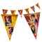 Party Factory `Harry Potter´ Wimpelkette Papier mit 10 Wimpeln, Länge ca. 5 Meter, Party Girlande, Geburtstagsdeko, Mottoparty