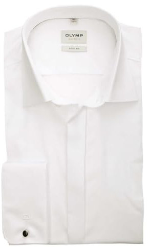 OLYMP Level Five Body fit Galahemd Langarm Blickdicht Twill beige