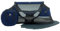 Deryan Baby Reisebett mit Matratze ab Geburt bis 2,5 Jahre - Pop Up Babybett Babyzelt in 2 Sekunden aufgestellt - inkl. Moskitonetz & Reisetasche - 120x75x50cm (Navy)