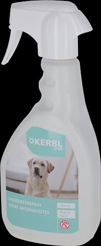 KERBL Ungezieferspray (mit angenehmen Duft, 500 ml, für Tiere, Sanft zur Fell und Haut, Wirkungsdauer bis zu 3 Wochen, Einfache Anwendung) 80082