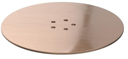 Go Bathrooms 90mm Shower Waste Cover Brass Replacement Cover Rust Resistant Shower Tray Waste - Copper