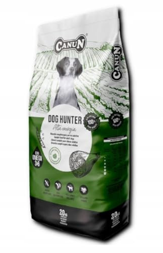 CANUN DOG HUNTER Trockenfutter für Hunde | 20 kg Beutel | Vollwertiges Futter für energische und sportliche Hunde