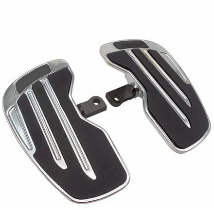 GYMAKR Repose-pieds avant conducteur pour moto Harley Sportster XL 883 1200 Accessoires de marchepied d'autoroute Argenté