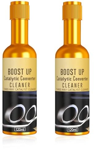 2 Stücke Katalysator Reiniger Benzin, Auto Katalysator Reiniger, Katalysator Reiniger Diesel, Geeignet Für Benzin, Diesel, Hybrid Katalysator Reiniger, Motor Turbolader Reiniger (120ml)
