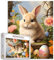 Hasen-und Eierpuzzle Erwachsene Cartoon-Tierpuzzle 1000 Teile Herausforderndes Puzzle Perfekt Spieleabende DIY-Wanddekoration Ostern Puzzle Handarbeit Geschenk Heimdekoration Geschenke Familie Puzzle