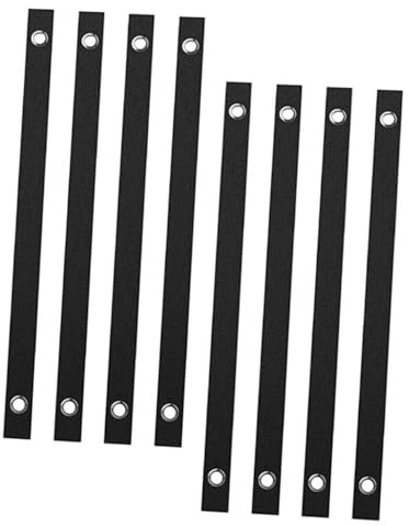 BESPORTBLE 8pièces Sangles Fixation Jeunes Arbres avec Œillets Ceintures Tuteurage Tronc Flexible pour Support Plantes Et Arbres Protection Croissance Droit