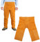 EIMSOAH Chainsaw Apron Chaps, Welding Safety Chaps, Leather Apron Adjustment Split Leg Fire Wear Resistant Protective Apparel, Yellow