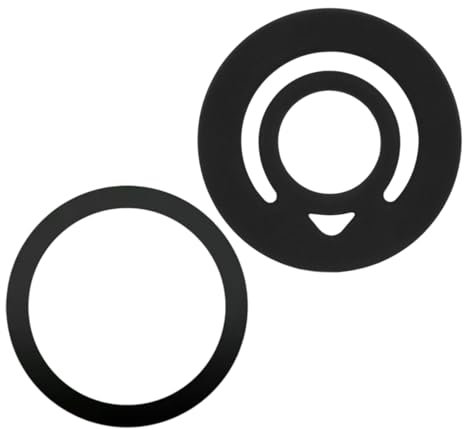 Porte-téléphonie magnétique, prise de téléphone magnétique,Séchard de poignée de téléphone à 360 ° avec sangle de doigt - Kickstand de smartphone extérieur rotatif pour la maison, les voyages, le trai