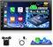 Motorsi [8Core 4+64G] 2 Din CarPlay Autoradio, 7“ Bluetooth Android Auto Stereo con Schermo, Supporto GPS Navigazione/WiFi/SWC/FM/DSP/MirrorLink/Touchscreen + Mic + Backup Telecamera