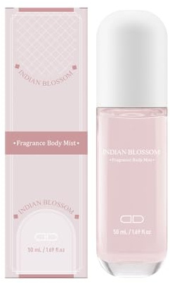 ROSEYE Fragrance Body Mist,Skin Perfume Skin Body Mist,50ml Body Spray for Women,Long-Lasting Floral Fragrance Blossom Mist,Gifts For Women - Womens Body Spray (INDIAN BLOSSOM)