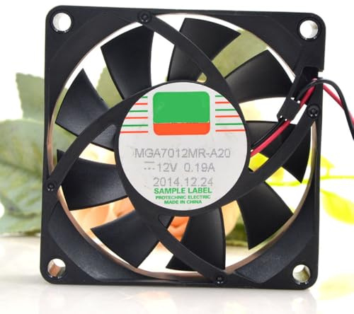 70mm Computer Motherboard CPU Silent Cooling Fan DC12V 0.19A MGA7012MR-A20
