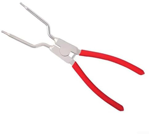 11 Inch Washing Machine Clamp Removal Tool, Heavy Duty Circlip Pliers for Inner and Outer Tub Seals, Rust Resistant Carbon Steel(red)