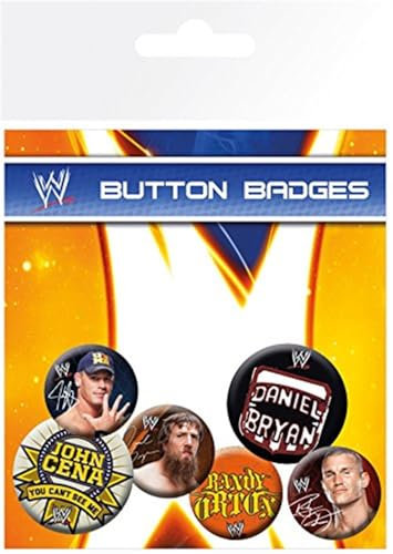GB eye Poster WWE-Superstars Button-Set