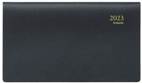 brepols 0.776.2051.0120 Agenda semainier ACCENT 2018, 90 x 160 mm