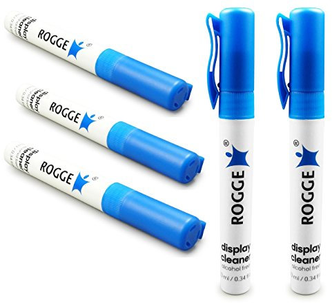 ROGGE Reinigungsset für Smartphone - Mobilephone - Foto - Spiegelreflexkameras, Kamera und Display, 5X 10ml Spray Pens, nachfüllbar. ROGGE Original Germany.