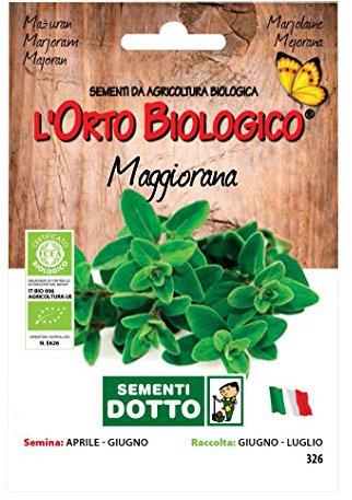 Sdd O.BIO AROM_MAGGIORANA Semi, 0.02x15.5x10.8 cm