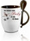 Tasse m. Löffel Ein Zuhause ohne Husky  Löffeltasse, Kaffeetasse mit Motiv,Bürotasse, bedruckte Tasse mit Sprüchen oder Bildern - auch individuelle Gestaltung nach Kundenwunsch