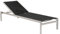 BEST Rollliege Marbella, edelstahl/schwarz, 200 x 67 x 33 cm, 47884051