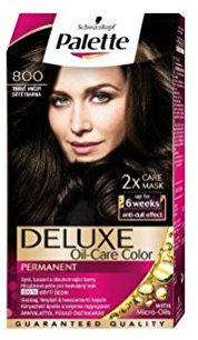 Permanentní barva na vlasy Palette Deluxe - Shade: 3-0 (800) Dark Brown