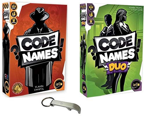 Set Code Names Französische Version: Code Names + Code Names Duo + 1 Flaschenöffner Blumie