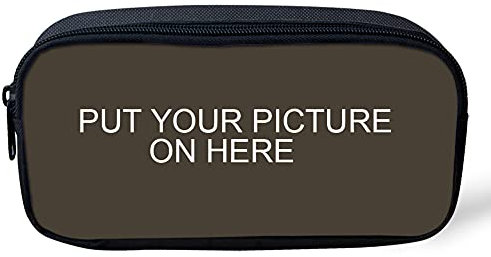 Coloranimal Federmäppchen für Jungen, cooles Fußball-Muster, Schreibwaren, Stiftemäppchen, Bürobedarf 8.66 inch(L) x1.77 inch(W) x4.33 inch(H) Custom