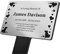 Origin Placa conmemorativa personalizada – Acrílico dorado/plata/cobre, resistente al agua (corazones)