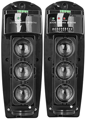 Sonew Triple Beam IR Detektor, Photoelectric Home Security Alarm Infrarot Sensor für Zuhause(ABE-250)