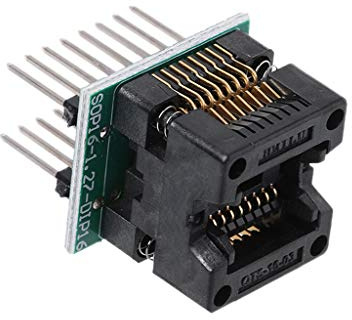 BIlinli SOP16 to DIP16 IC Sockel SOP16 Drehen Sie den DIP16 Programmer Adapter 150mil Write Seat