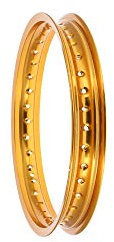 Felge 1,85 x 16 Alufelge, Gold eloxiert - für MZ ES175, ES250, ES300, ETZ125, ETZ150