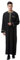 Muslimische Kleidung für Herren, strapazierfähig, Kaftan, Dubai, langes Kleid, ethnische Kleidung, 1 Stück, weicher Bademantel, A Schwarz, Small