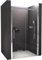 BERNSTEIN Nischendusche mit Schiebetür Soft-Close 160x195cm DX906 Flexible Montage Klarglas Echtglas-Dusche mit NANO Duschwand, Profilfarbe in Chrom