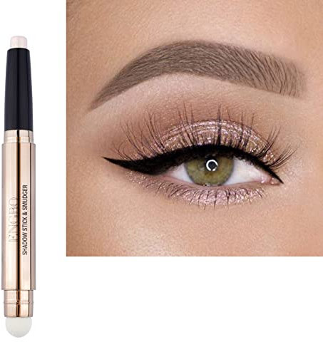 Allbestaye Cream Eyeshadow Lidschatten - Long-lasting Waterproof Shimmer Glitter Eyeshadow Stick - Soft & Creamy Texture Eye Shadow Eyeliner Augen Make-up