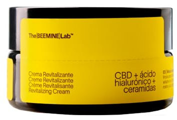 The Beemine Lab - Revitalisierende Creme 45ml - Cannabidiol, Hyaluronsäure, Honig, Aloe vera und Sheabutter - Gesicht und Hals - Hanföl und Honig
